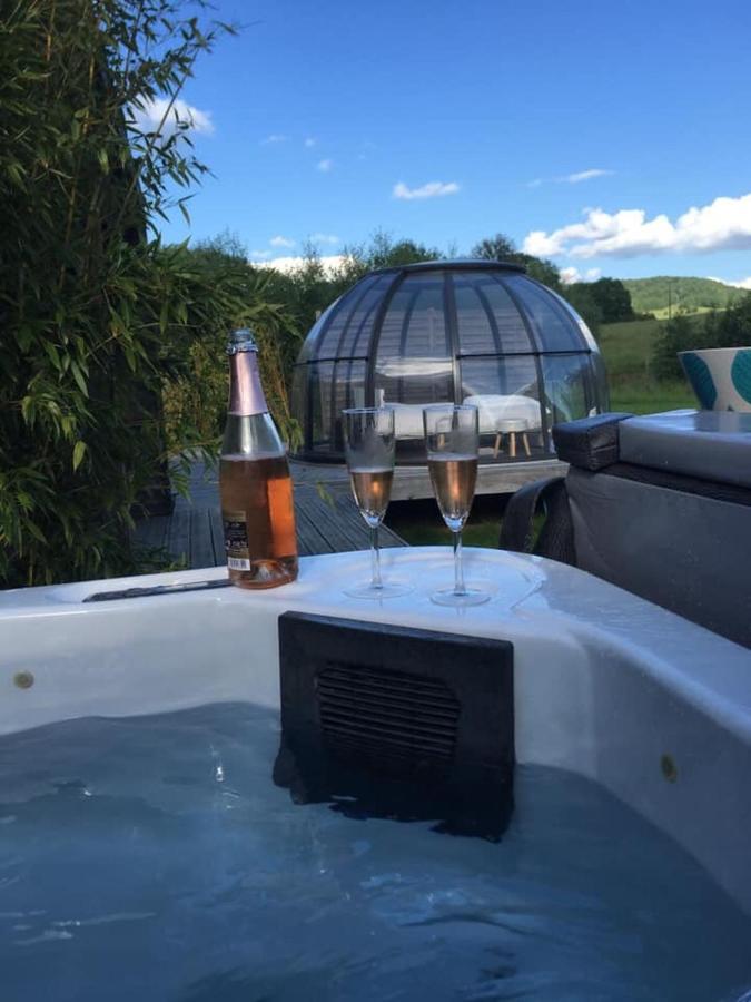 Les Nuits Insolites De La Mothe - Hebergement En Bulle Ou Tiny House Avec Spa Privatif Outremecourt 外观 照片