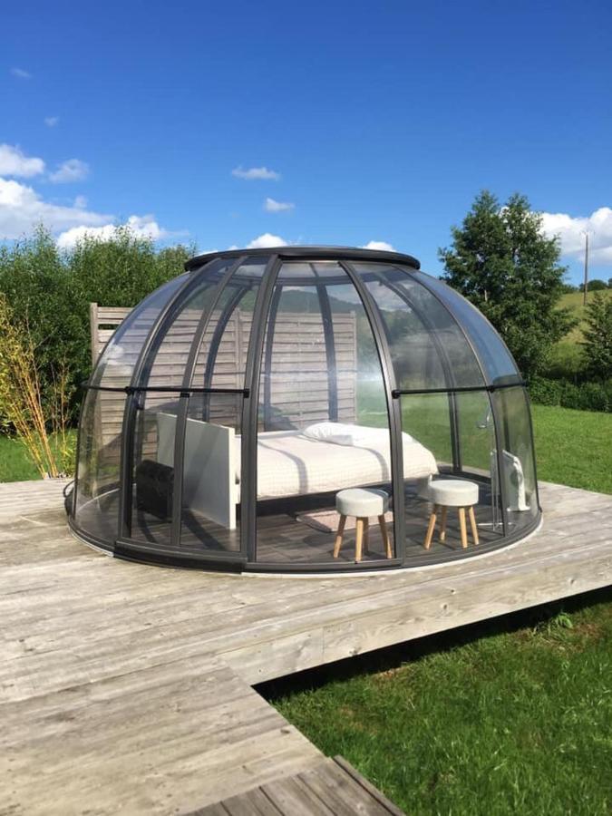 Les Nuits Insolites De La Mothe - Hebergement En Bulle Ou Tiny House Avec Spa Privatif Outremecourt 外观 照片