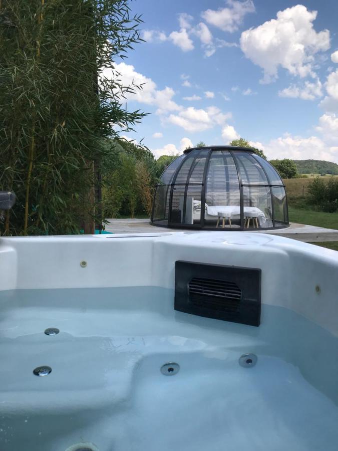 Les Nuits Insolites De La Mothe - Hebergement En Bulle Ou Tiny House Avec Spa Privatif Outremecourt 外观 照片