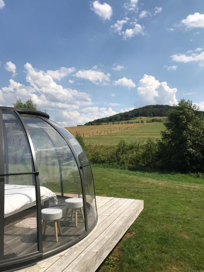 Les Nuits Insolites De La Mothe - Hebergement En Bulle Ou Tiny House Avec Spa Privatif Outremecourt 外观 照片
